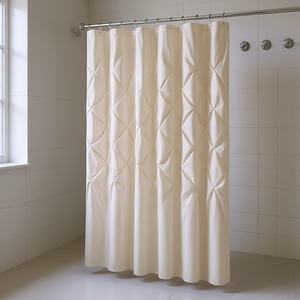 Cortina de Ducha de Diseño Clásico Moderno Db, de Poliéster Impermeable, con Ganchos Modernos - Product Image 2