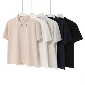 Polo antibactérien Sorona 7A 240G T-shirt à manches courtes de couleur unie - Product Image 3