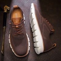 Chaussures de sport décontractées légères à lacets pour hommes, respirantes, toutes saisons, grandes tailles, best-seller transfrontalier