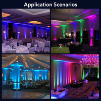 4PCS 6*18W RGBWA UV 6in1 DMX Batterie sans fil LED Par New Stage Lights Uplight pour Party DJ KTV Nightclubs