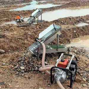 Máquina Vibratoria Pequeña para Minería de Oro, Equipo Portátil de Selección de Oro para Uso en Ríos, Accionado por Gasolina, para Exploración de Oro en Arena - Product Image 1