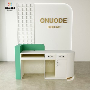 Hot Bán Bàn Tiếp Tân Hiện Đại Cho Khách Sạn Đầy Màu Sắc Truy Cập Cho Các Cửa Hàng Quần Áo Vẻ Đẹp Salon Thủ quỹ Truy Cập - Product Image 2