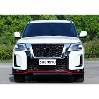 Kit de carrocería incluye parachoques delantero trasero con rejilla para Nissan Patrol 2010-2022 cambio al nuevo modelo nismo