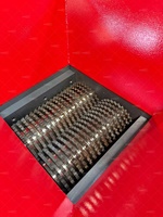 Broyeur industriel à deux étages, conception à double chambre pour cartes de circuits imprimés, fils de cuivre, peaux d'animaux et déchets électroniques