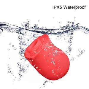 Clit Sucker Klitoris <span class=keywords><strong>stimulator</strong></span> Rose Sexspielzeug Zunge Vibrant Licker Doppelseitiger Rose Vibrator USB Wiederauf ladbar Wasserdicht für - Product Image 4