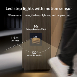 Lumière d'escalier LED automatique à détecteur de mouvement, éclairage intérieur sans recharge pour l'illumination et la décoration des escaliers domestiques - Product Image 4