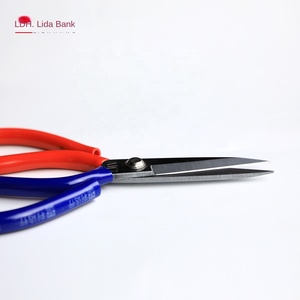 Ciseaux de papeterie de bureau, multi-usages, légers, poignée confortable, coupe en douceur le <span class=keywords><strong>papier</strong></span> <span class=keywords><strong>A4</strong></span>, documents, bleu, rouge, article de bureau essentiel - Product Image 2