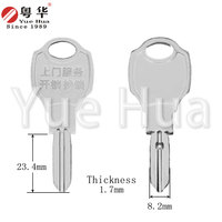 Nouvelle clé vierge antivol Zhongyue Ma en laiton pour porte