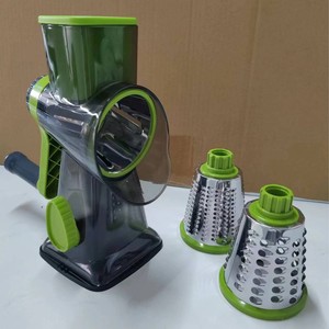 Multi-Function 4-Piece Plastic Hand Crank <strong>Vegetable</strong> Slicer &amp; Cheese Grater <strong>Vegetable</strong> <strong>Cutter</strong> Slicing/Dicing/Grating Container - Product Image 6