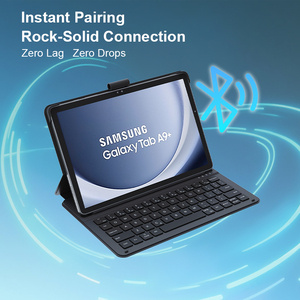 Custodia con Tastiera Magica per Samsung <span class=keywords><strong>Galaxy</strong></span> <span class=keywords><strong>Tab</strong></span> <span class=keywords><strong>S8</strong></span> 11 Pollici, <span class=keywords><strong>Cover</strong></span> Magnetica Nera per Tablet con Visione Multi-Angolo e Slot per Penna Esterna USB - Product Image 5