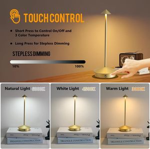 Modern Luxury Mini Cordless Touch <b>Table</b> Light Hotel <b>Rechargeable</b> Led Small Restaurant <b>Table</b> <b>Lamp</b> - Product Image 2