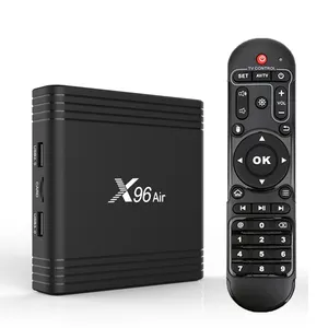 शक्तिशाली नवीनतम थोक X96 हवा S905X3 एंड्रॉयड 9.0 स्मार्ट टीवी बॉक्स 2 GB/4 GB 32 GB/64 GB 5G वाईफ़ाई सेट टॉप बॉक्स X96 हवा