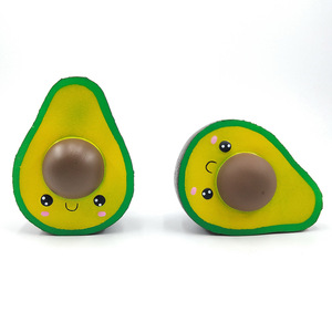 ของเล่นบีบอัดรูปอะโวคาโด PU แบบค่อยๆคืนตัว พร้อมโลโก้สั่งทำ - Product Image 3