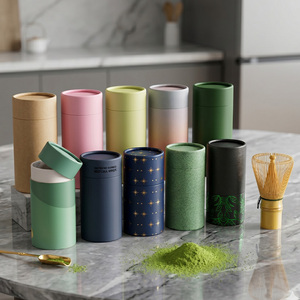 Tube d'emballage pour fouet à matcha avec logo personnalisé, design couleur, boîte en <span class=keywords><strong>carton</strong></span> écologique <span class=keywords><strong>ronde</strong></span> pour fouet Chasen, prix <span class=keywords><strong>de</strong></span> gros - Product Image 3