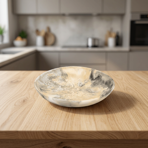 Juego de Tazones de Resina OpalMist, Tazones Mate Ahumados Hechos a Mano, Superficie Opal Moderna, Vajilla Elegante y Lujosa para la Mesa - Product Image 1