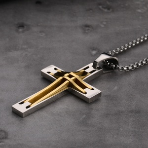 จี้รูปกางเขนสแตนเลสสั่งทำจากโรงงานจีน - Product Image 1