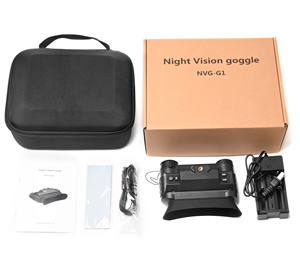 Binoculares de Visión Nocturna Ópticos NVG-G1 3.5X, Gafas de Visión Nocturna Digitales IR 940nm para Casco, para Caza - Product Image 5