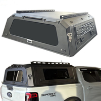 Capot rigide en aluminium pour pick-up Ford F150 Raptor 2014 2015 2016 2017 avec benne de 5,5 pieds, type Smart Cap Tray Camper Shell Truck Topper