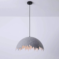 Luminaire suspendu acoustique décoratif moderne, lampe suspendue en feutre absorbant le son pour bureau et maison
