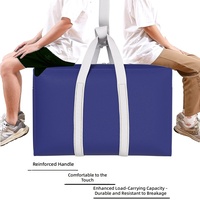 Sac de voyage pliable grande capacité en non-tissé MKW3152, sac de rangement étanche pour déménagement et emballage, avec sac à bagages léger