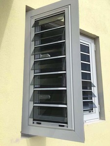 MINGLEI Fenêtres à persiennes en verre aluminium <span class=keywords><strong>Volet</strong></span> Jalousie Fenêtres à persiennes <span class=keywords><strong>de</strong></span> sécurité réglables - Product Image 3