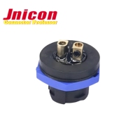 Jeu de fiches et de douilles pour moteur de pêche à la traîne à 2 broches mâle femelle IP67 Connecteur d'alimentation CC marin étanche 50A Field Assembly Panel Mount