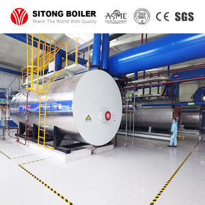 Caldera de vapor de gas de aceite usada horizontal automática para uso industrial Esterilización de hongos Tubo de fuego exportado de Pakistán - Product Image 5