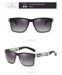 Lunettes de <span class=keywords><strong>soleil</strong></span> polarisées UV400 Dubery D518 pour hommes, pour la conduite et les sports de plein air - Product Image 2