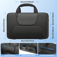Étui de transport pour console PS5 Slim Pro Disc Digital, en polyester résistant à l'eau, grande capacité, sac à bandoulière