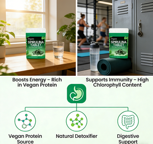 ผงสกัดสาหร่ายสไปรู<span class=keywords><strong>ล</strong></span>ิน่าและเม็ด<span class=keywords><strong>คลอ</strong></span>เร<span class=keywords><strong>ล</strong></span><span class=keywords><strong>ล</strong></span>่า OEM สำหรับ<span class=keywords><strong>ล</strong></span>ดน้ำหนัก อาหารเสริม<span class=keywords><strong>ล</strong></span>ดน้ำหนักจากธรรมชาติ - Product Image 4