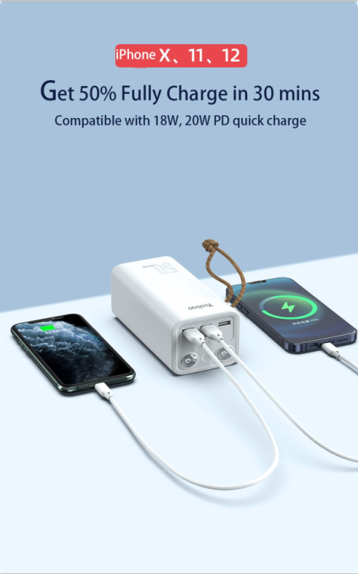 Sạc dự phòng Yoobao H5 50000mAh PD 20W