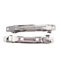 Barrettes françaises en métal étoilé de 10 cm, trois fermoirs, épingles à cheveux simples, accessoires pour cheveux faits à la main