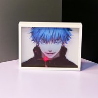 Lampe Anime Acrylique Personnalisée d'Usine pour Bureau, Boîte Lumineuse LED Acrylique Anime