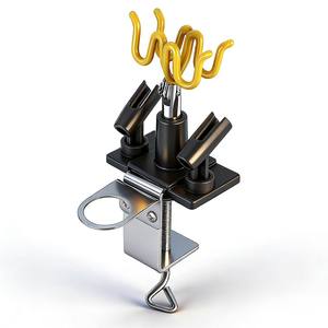 LinhaivetA Support de bureau multifonctionnel <span class=keywords><strong>pour</strong></span> aérographe, capacité de 4 aérographes, <span class=keywords><strong>pour</strong></span> maquettes - Product Image 1