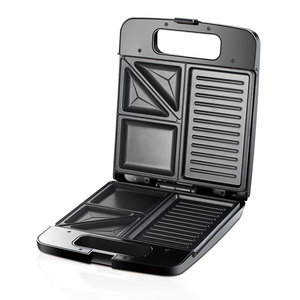 Machine à gaufres et grill 3-en-1 RAF Special Plate, avec plaques amovibles pour sandwichs, chaleur uniforme et revêtement antiadhésif, 220V/110V - Product Image 1
