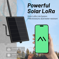 KEEPTEEN D5 Repeater Node Meshtastic Lora dengan Heltec ESP32 V3 pengisi daya Panel surya UPS untuk Lora