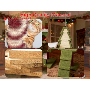 Grande Albero per Gatti di Lusso a 3 Livelli per Halloween, Decorazione Festiva da Interno, Tiragraffi e Cuccia per Gatti, Consegna Gratuita negli Stati Uniti - Product Image 4