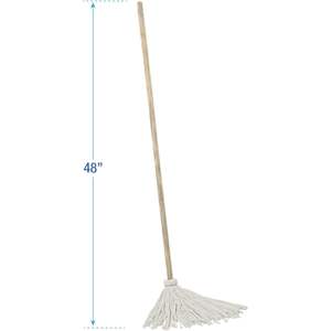 Boardwalk 48 In. X 5 In. Tête de balai à poussière en mélange coton/synthétique bleu BWK1148 - Product Image 2