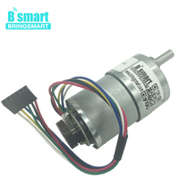 BringSmart JGB37-3530B 24V moteur à courant continu 12 volts encodeur moteur à engrenages couple élevé Micro moteur à engrenages à courant continu avec encodeur