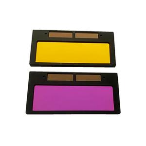 하이 퀄리티 사용자 정의 골든 컬러 90*30mm 자동 어둡게 용접 필터 렌즈 중국에서 - Product Image 2