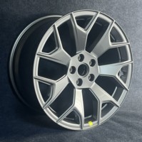 Rines Forjados de 1 Pieza 1910 19x10 5x114.3 64.1 Gris Metálico de 7 Radios, Estilo OEM para Tesla Model Y y Model 3