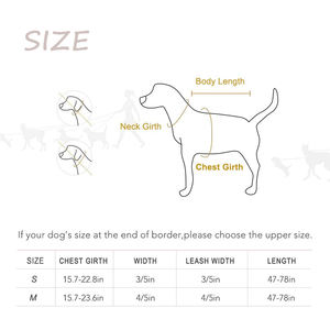 Set tali dan kekang anjing Pull-free kualitas tinggi tali pengikat anjing serat poliester dapat disesuaikan cocok untuk anak anjing - Product Image 6