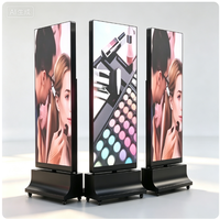 Affichage LED rotatif à 360 degrés double face personnalisé P1.5, écran numérique HD pour centre d'exposition, musée, salle d'exposition, publicité