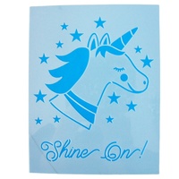 Licorne assez 15*19.5cm 6 modèles dans un paquet de pochoirs de découpe pour l'artisanat Scrapbooking