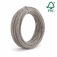 Corde en papier torsadée 1 pli en raphia, fabrication usine, avec approvisionnement en vrac, corde 100% papier sur mesure pour étiquettes suspendues
