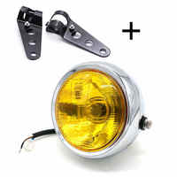 Accessoires de moto de haute qualité, phare avant rétro, lampe moteur, phare personnalisé Cafe Racer