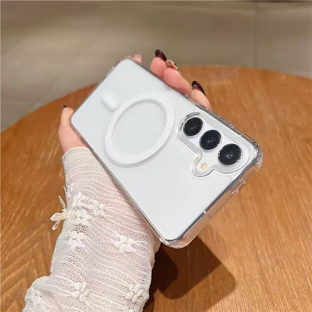 Scratch-Resistant Hard Acrylic Phone Case,Smooth Touch,Anti-Yellowing Technology Cover for Samsung Galaxy S26/S26 Ultra/S26 Plus