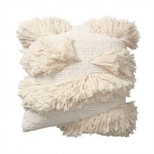 New Style Boho Outdoor Wool Cushion Cover Hot Selling Unique Handwoven Decorative <b>Throw</b> Pillow with Vintage Pattern By ITHL - Product Image 1