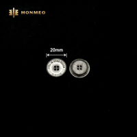Boutons HONMEO prêts à être expédiés, en alliage de zinc, 4 trous, pour vêtements, sacs, chaussures, bricolage, boutons en métal