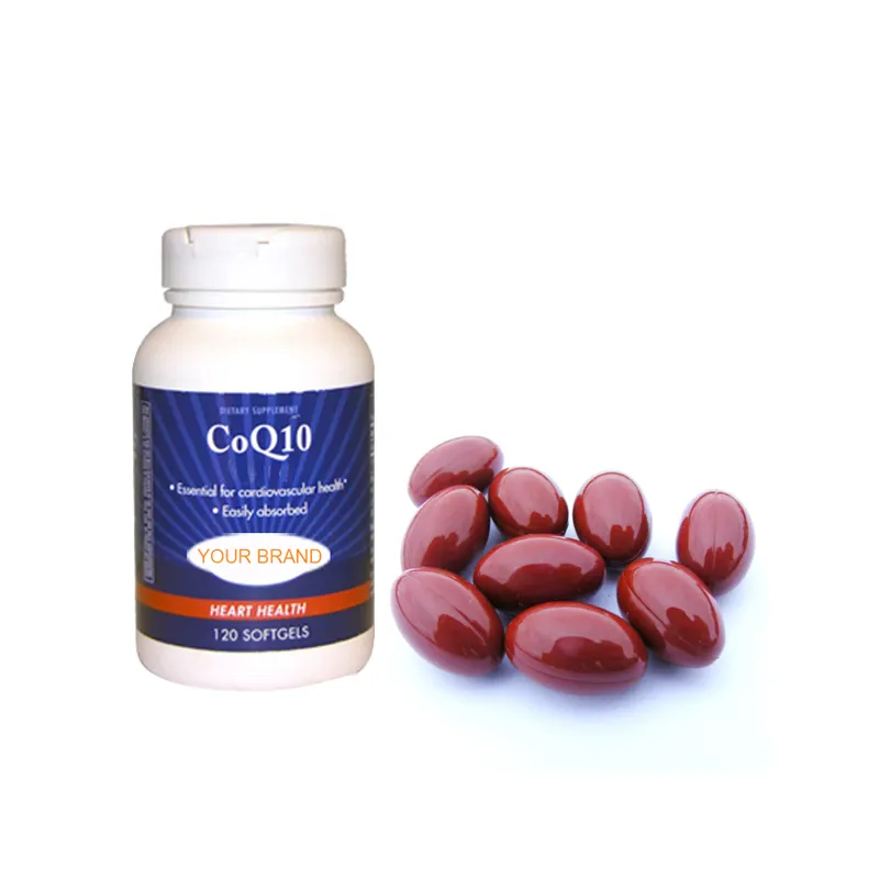 Capsules molles de coenzyme Q10 de santé cérébrovasculaire de coeur direct d'usine